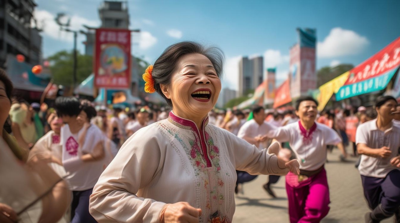 跳广场舞的小苹果