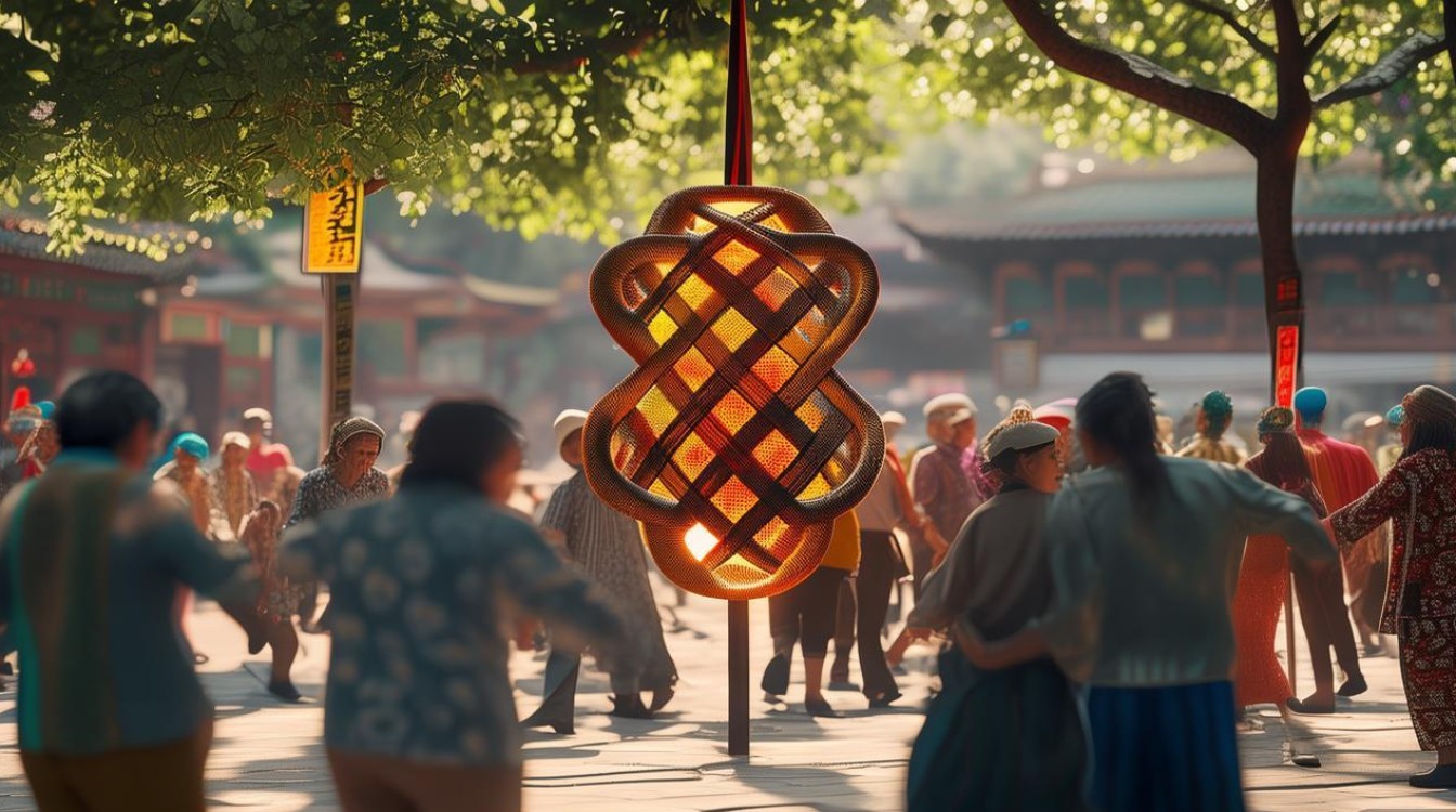 广场舞与中国结，群众活动如何承载传统符号？