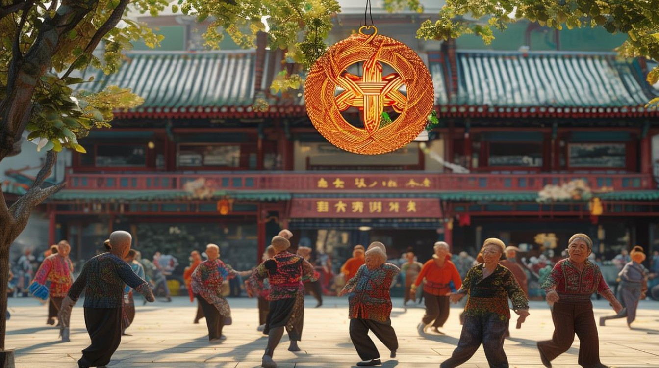 广场舞 中国结