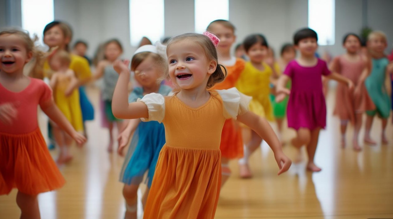 同乐幼儿舞蹈视频中，萌娃们跟着欢快音乐跳了哪些可爱舞步？