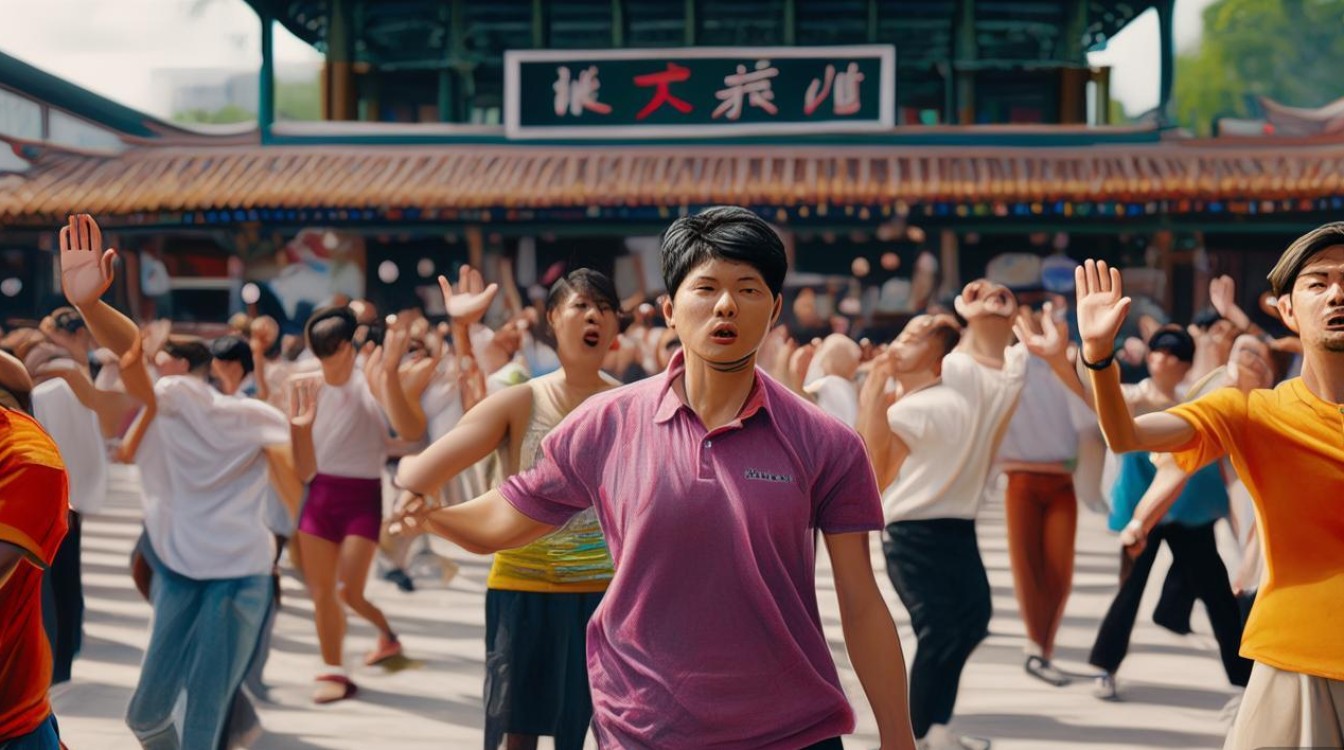 广场舞 挥挥手