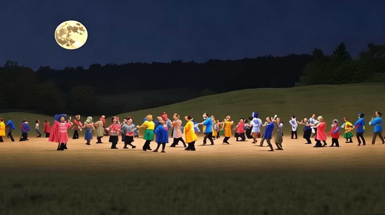 草原月下广场舞，为何跳出草原夜的诗意与活力？