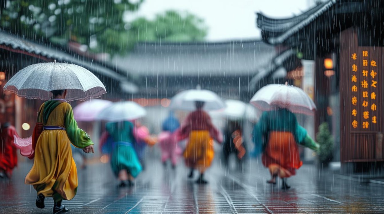 广场舞又江南雨