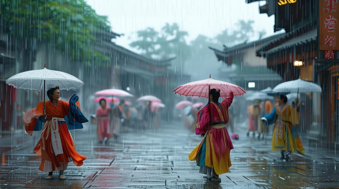 广场舞又江南雨