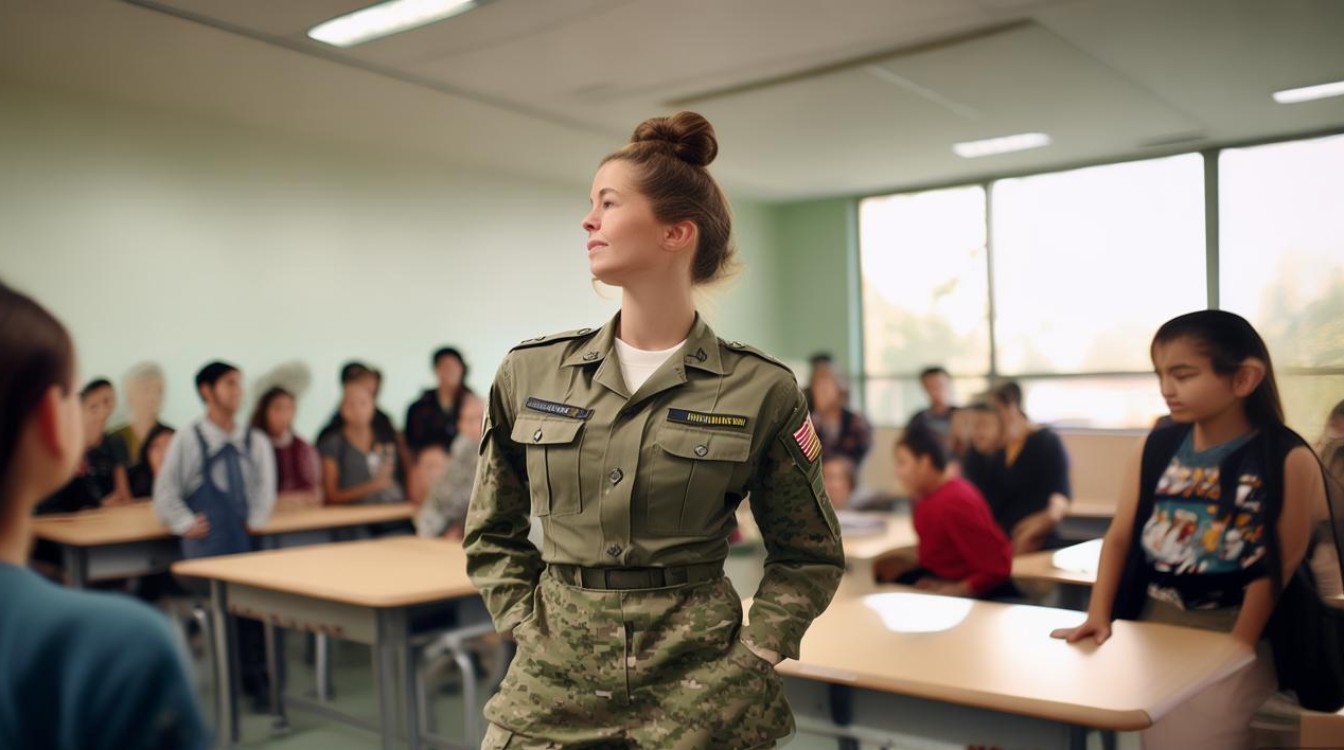 女兵舞蹈视频中学生的军人气质与舞姿如何融合？