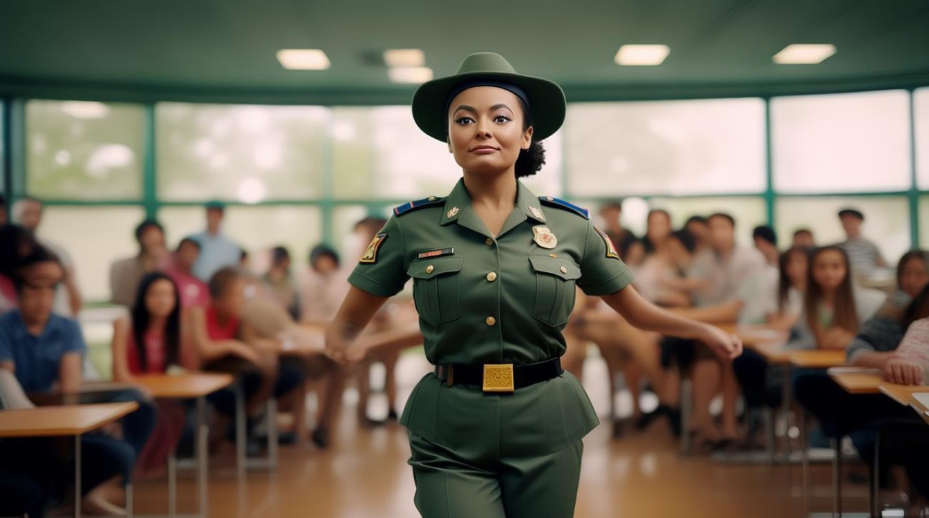 女兵舞蹈视频学生