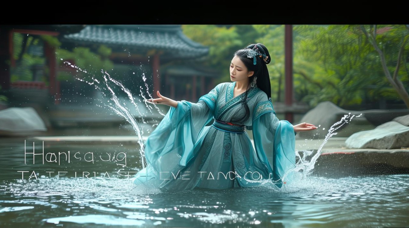 汉唐水袖舞蹈视频里，水袖的灵动之美如何诉说汉唐千年风华？