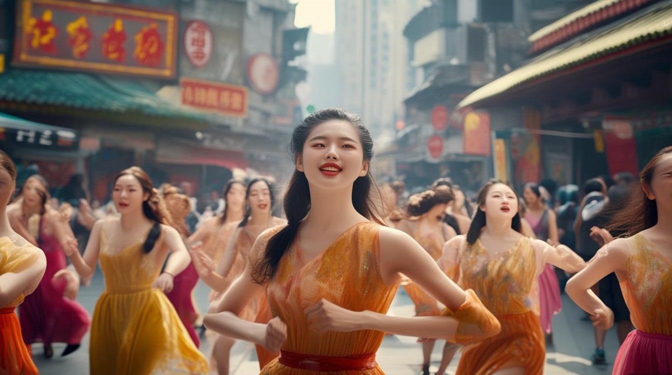 广场舞上那些美丽的姑娘，用舞步传递着怎样的生活热情与青春故事？