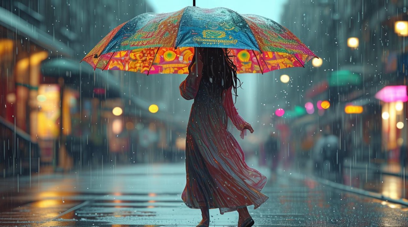 雨中伞舞蹈视频