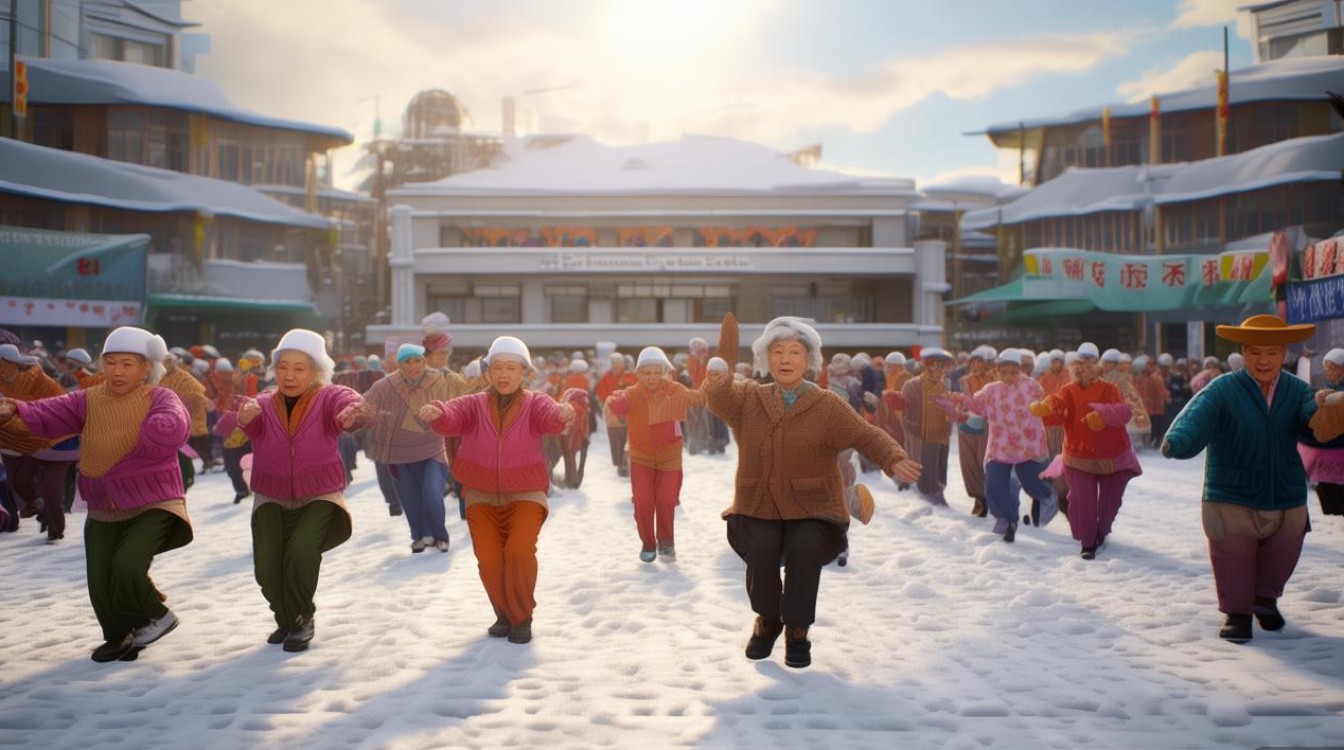 广场舞映容雪广场