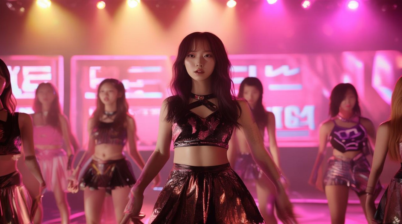 blackpink玩火舞蹈视频
