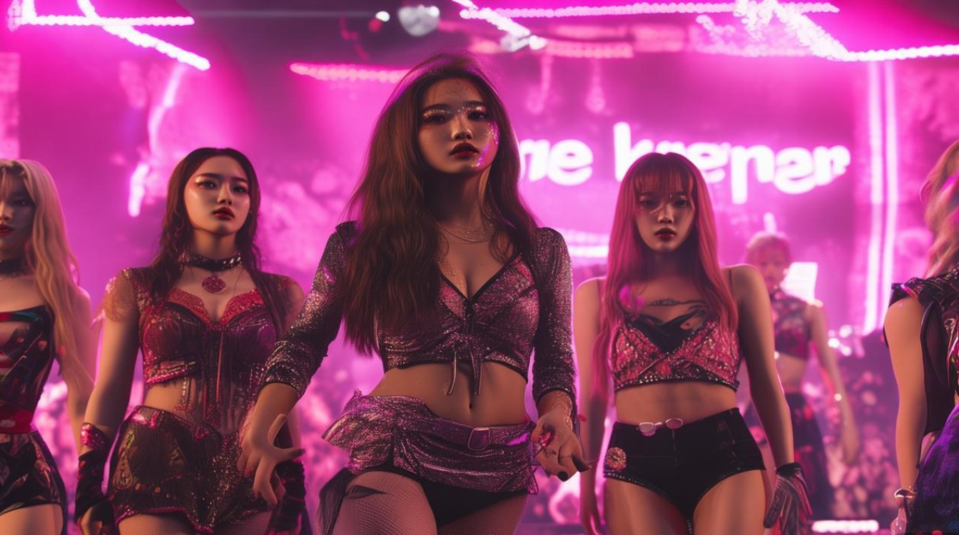 blackpink玩火舞蹈视频