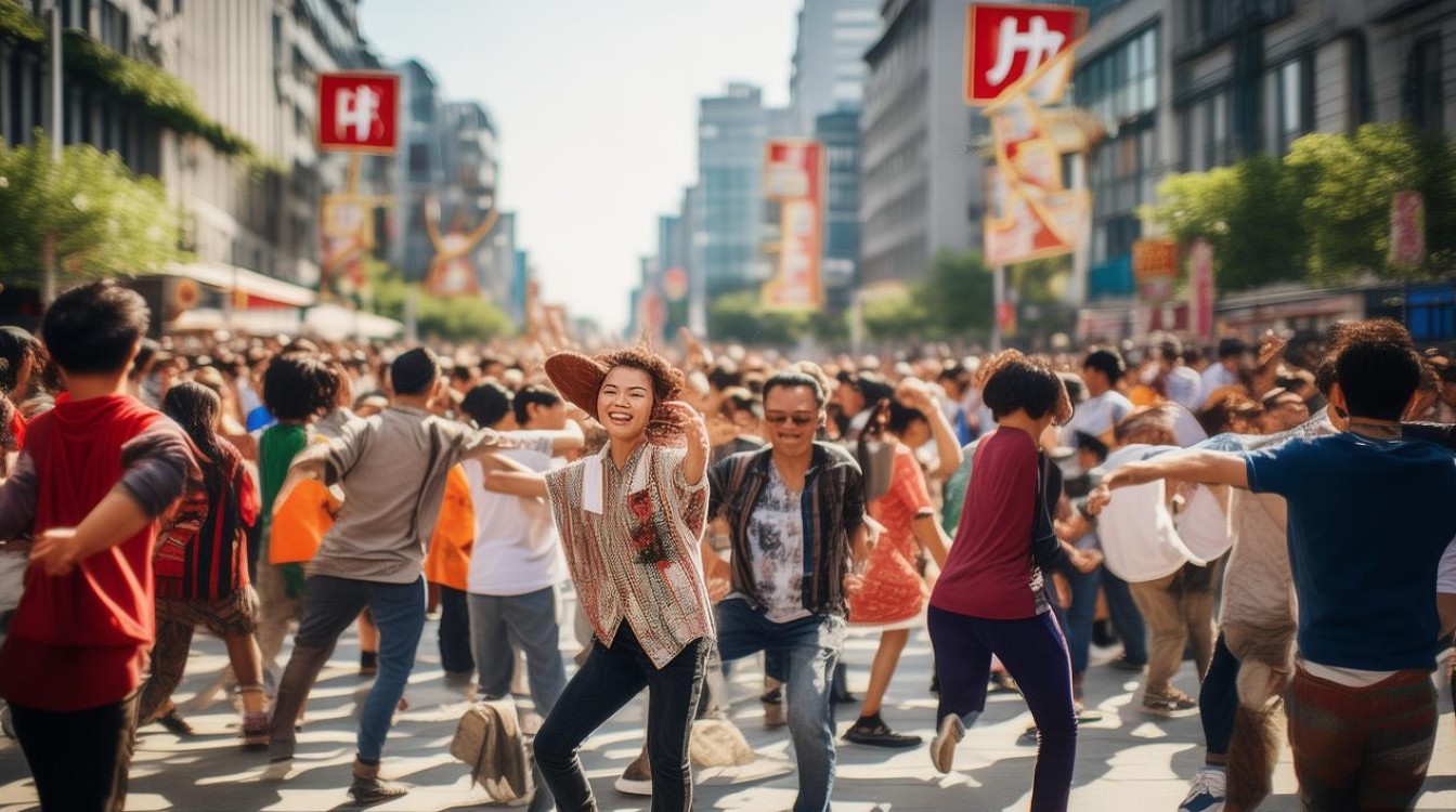 广场舞跳起来跳起来