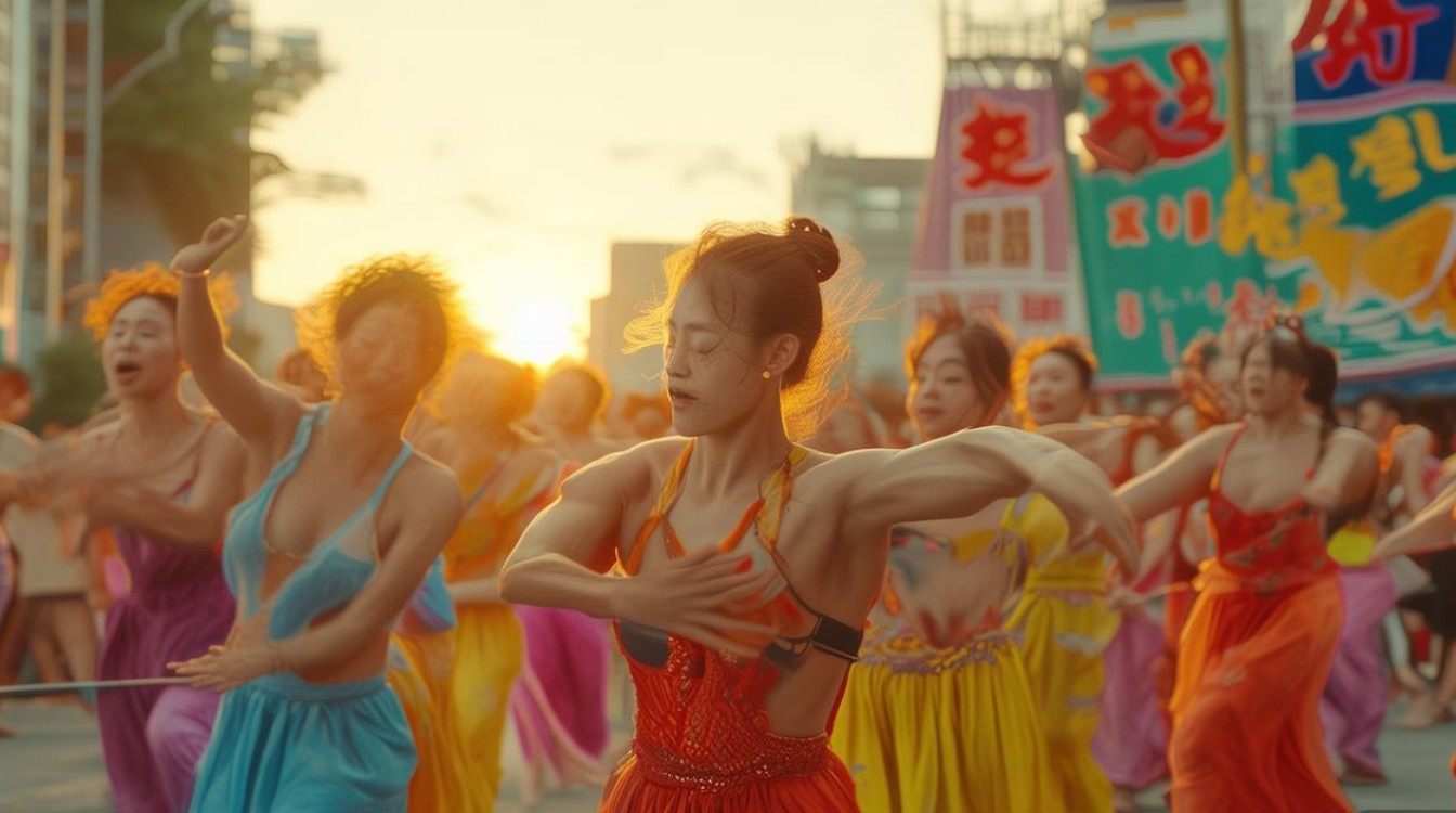 广场舞夏天夏天