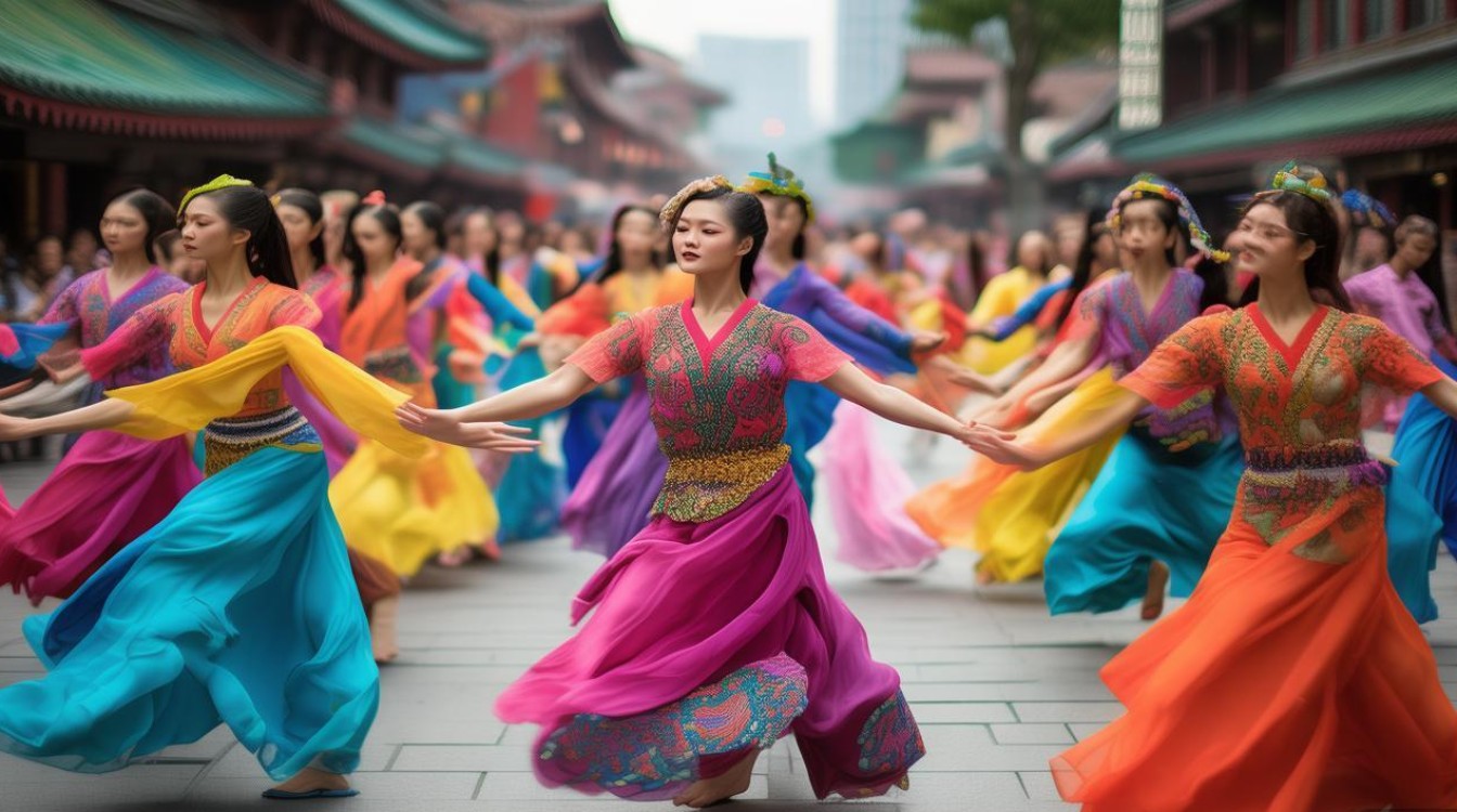 广场舞比花还美