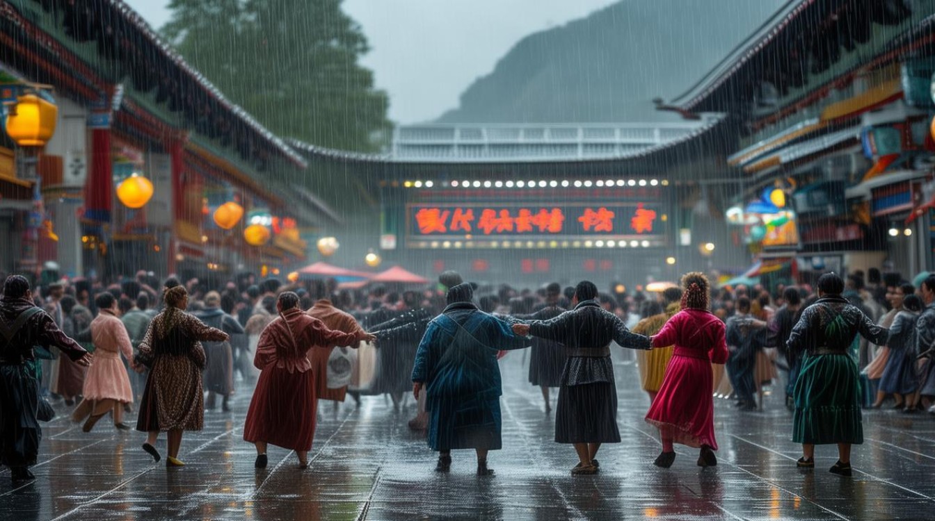 拉萨夜雨广场舞变队形mp3