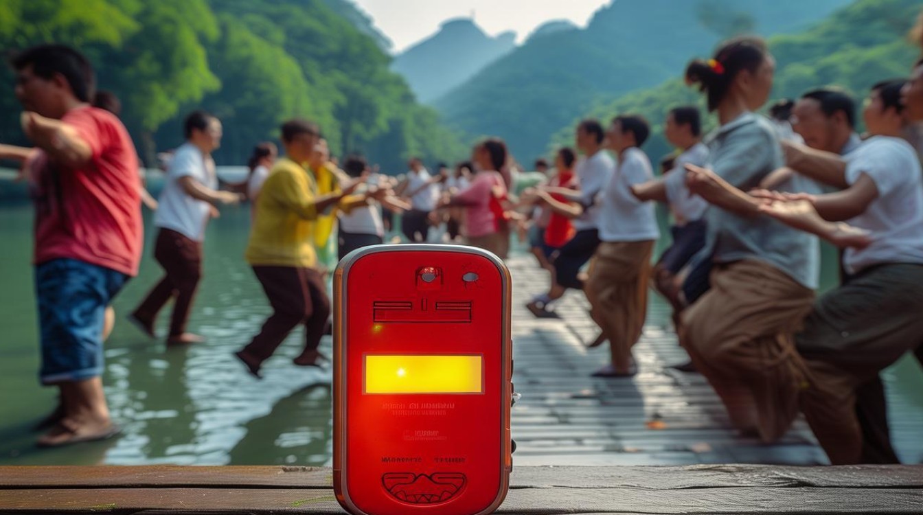 红红的mp3如何让漓江广场舞飞舞？