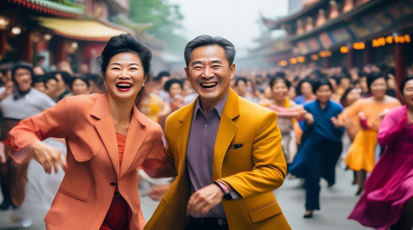 广场舞夫妻广场舞