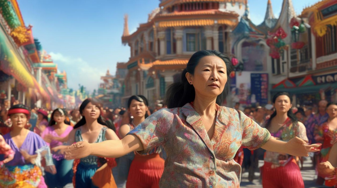 广场舞蓝，是色彩偏好还是文化新符号？