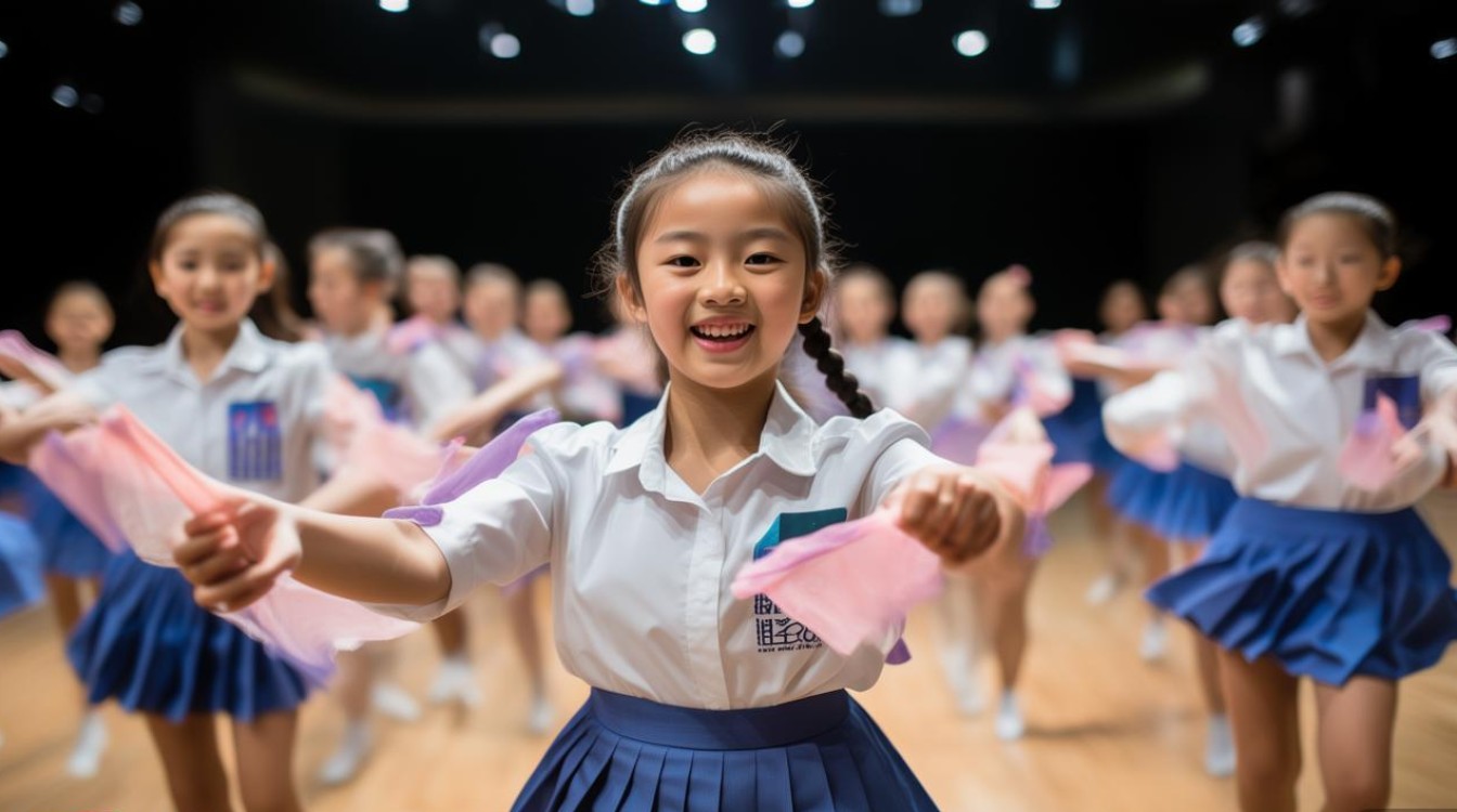 学生 手绢舞蹈 视频