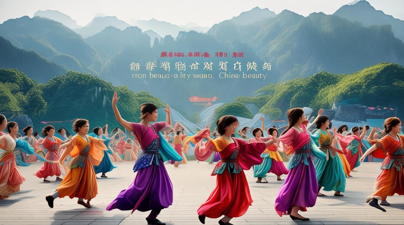 杨丽萍广场舞山美水美中国美
