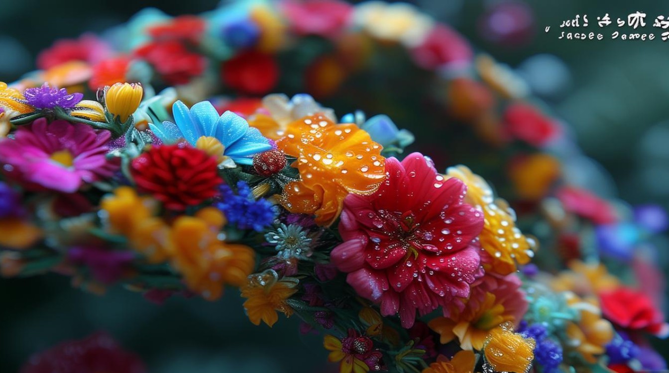变色花环舞蹈视频如何随舞步变幻色彩？