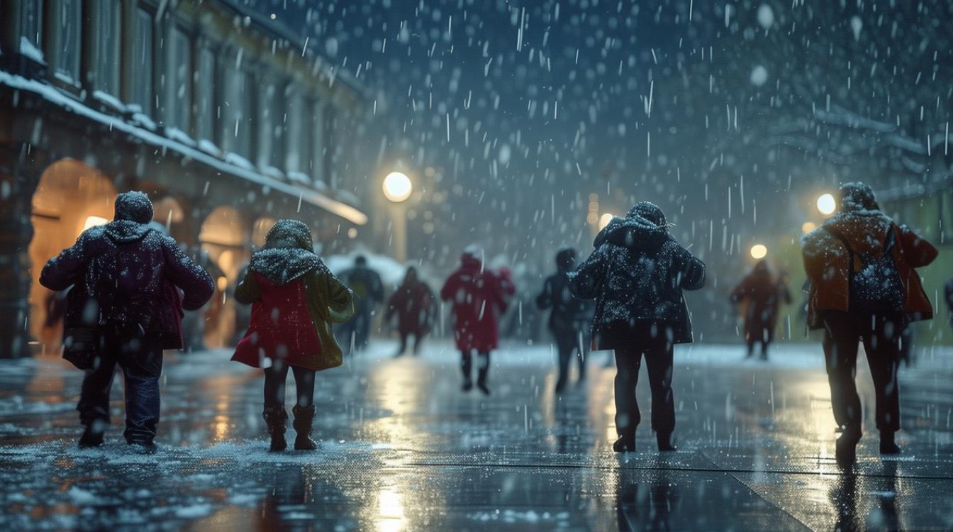 又见雪花飞广场舞雨夜mp3