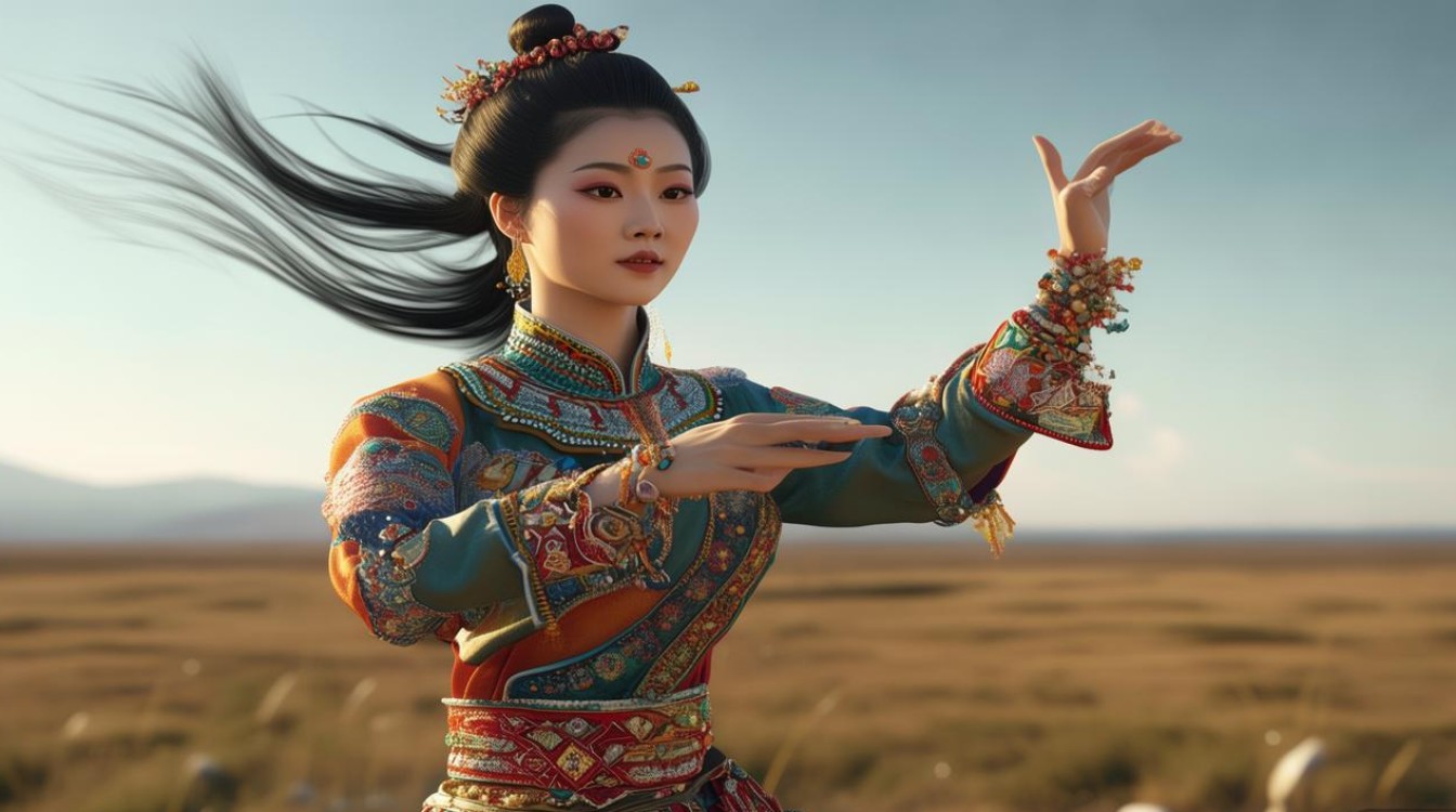 蒙族女舞蹈视频