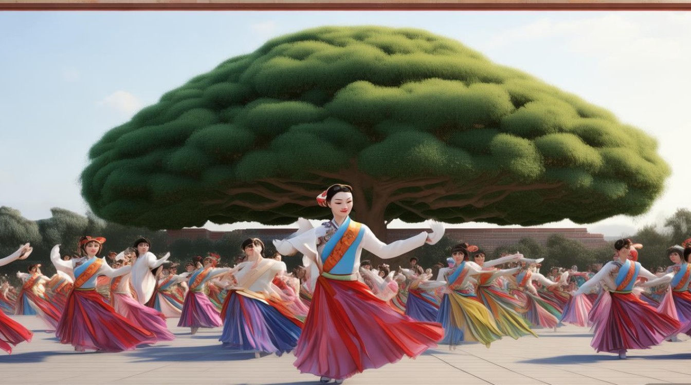杨丽萍广场舞红枣树背面分解
