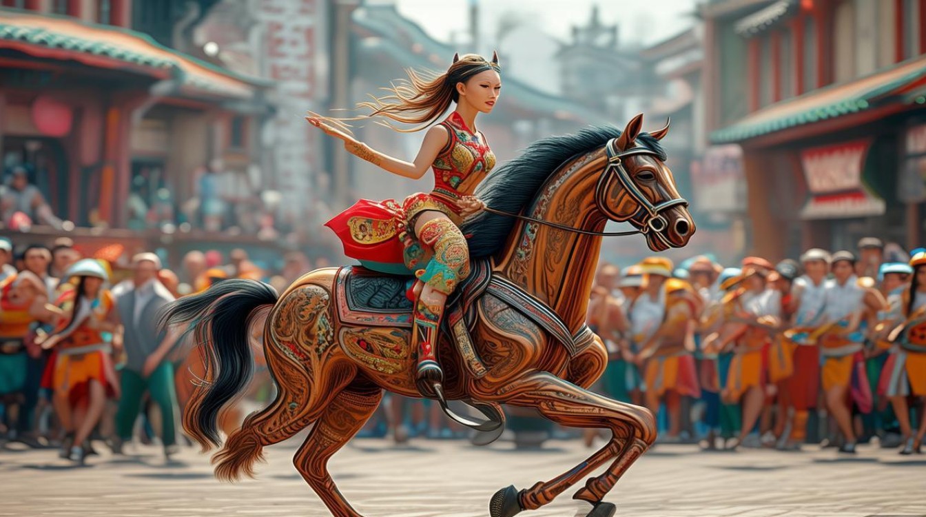 广场舞马背上的情歌分解动作