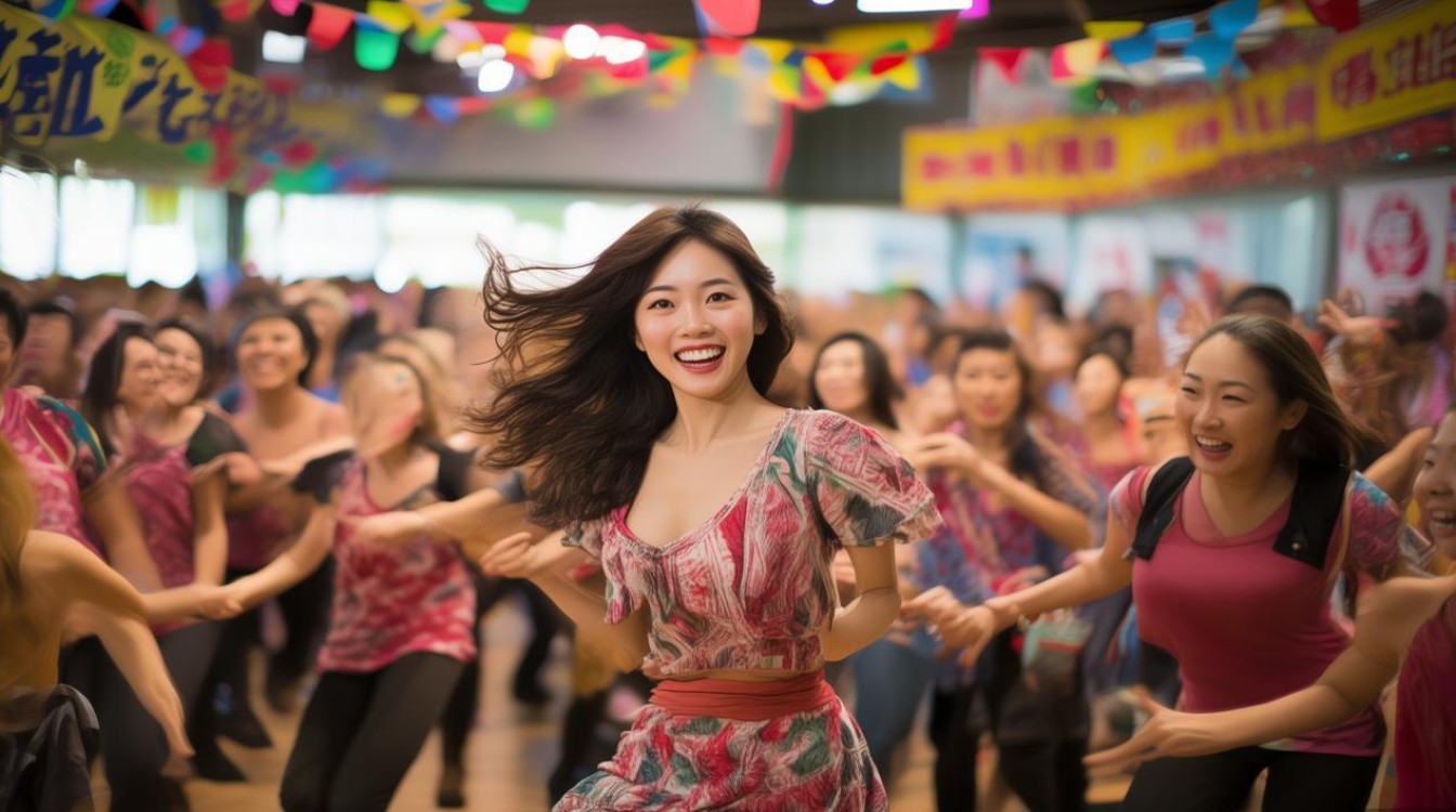 杨丽萍广场舞边嗨边爱