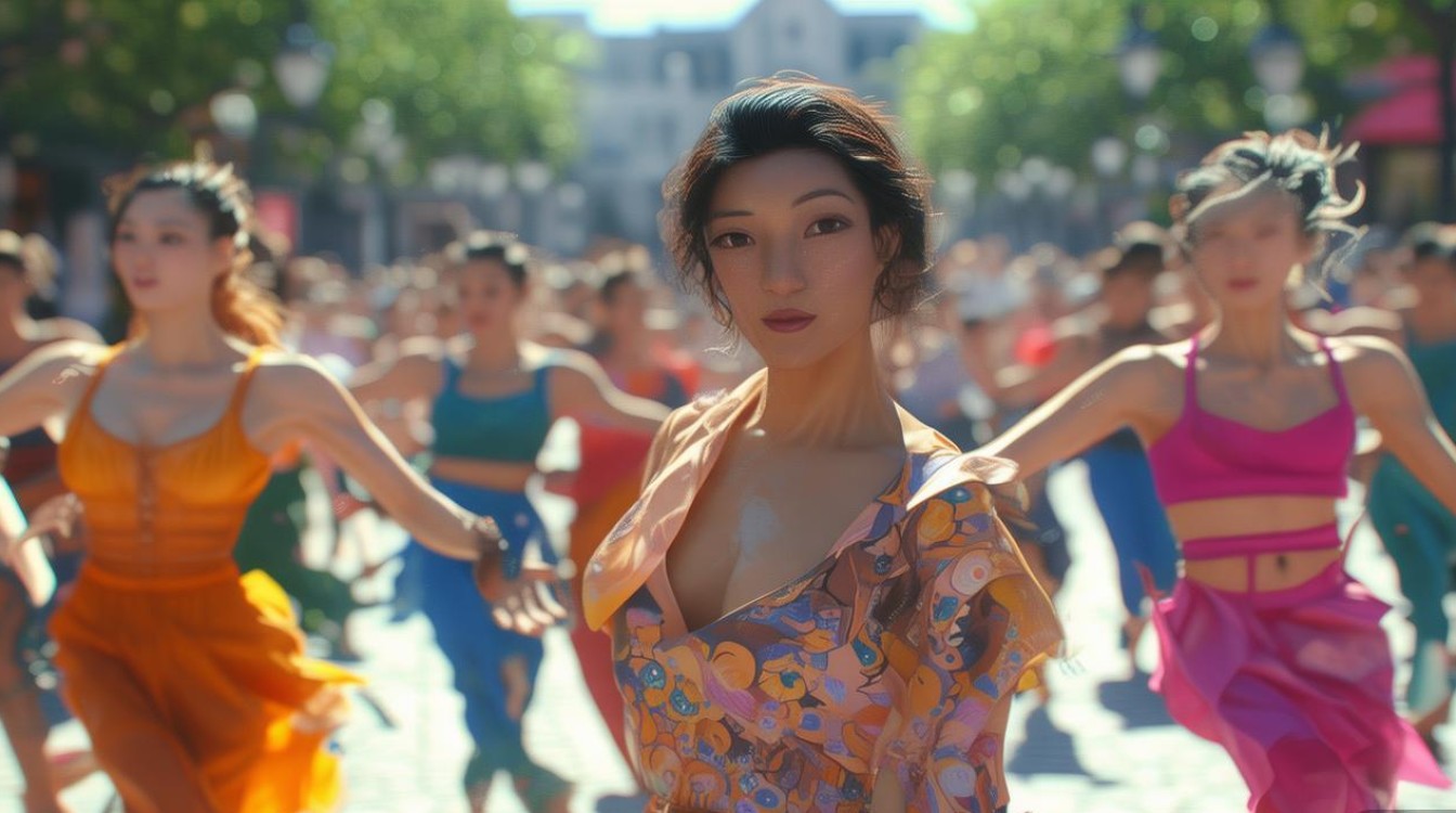 悦悦漏内广场舞