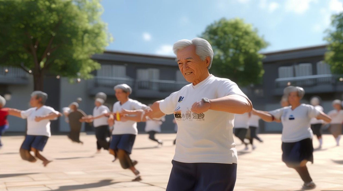老年人简易广场舞