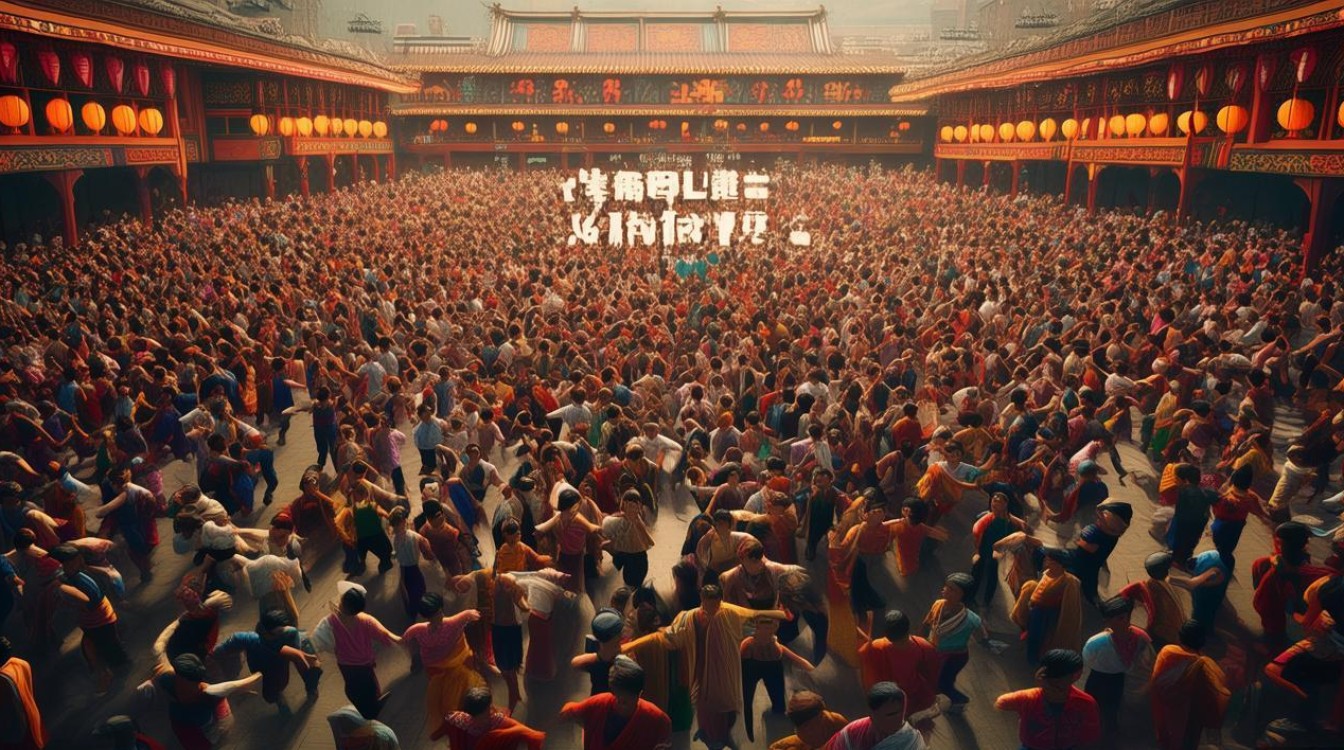 广场舞万人迸