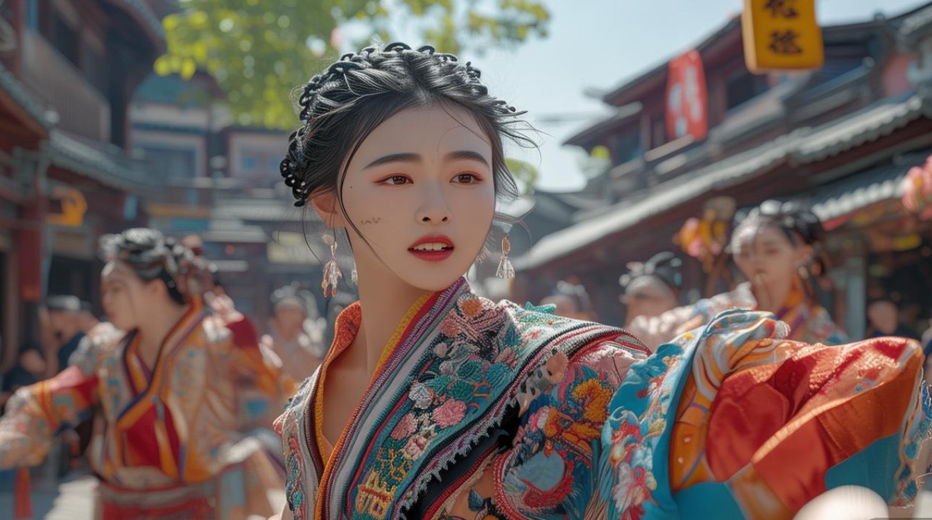 清舞广场舞幺妹住在十三寨