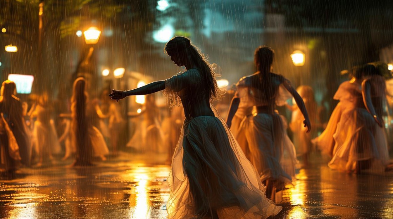 舞蹈视频萨夜雨