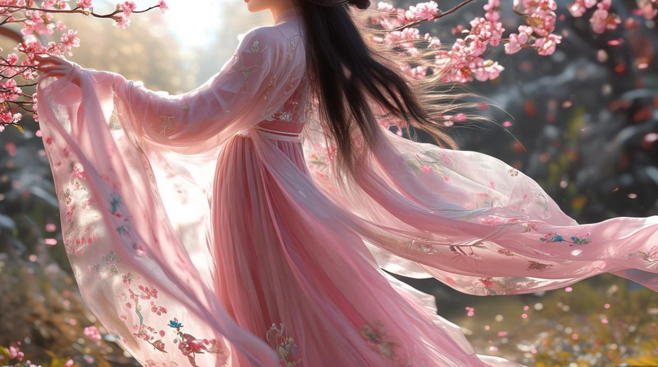桃花霓裳舞蹈视频