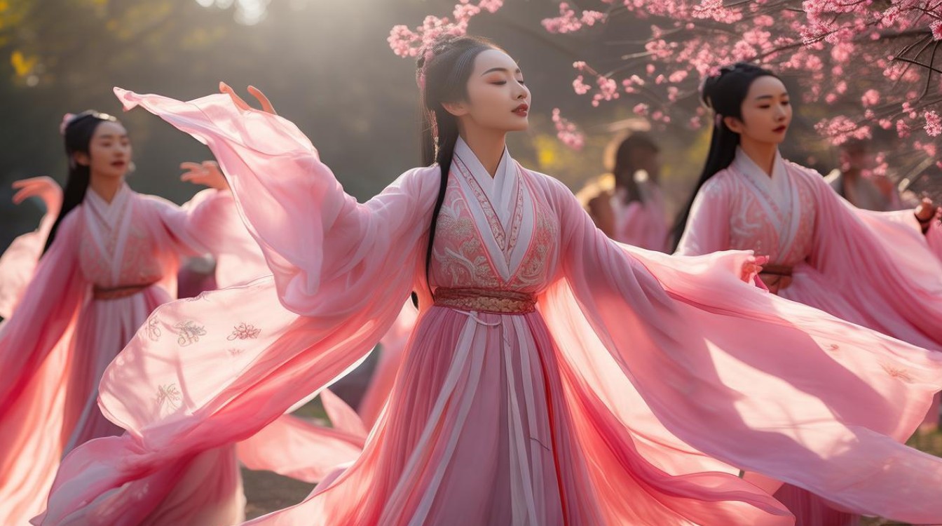 桃花霓裳舞蹈视频