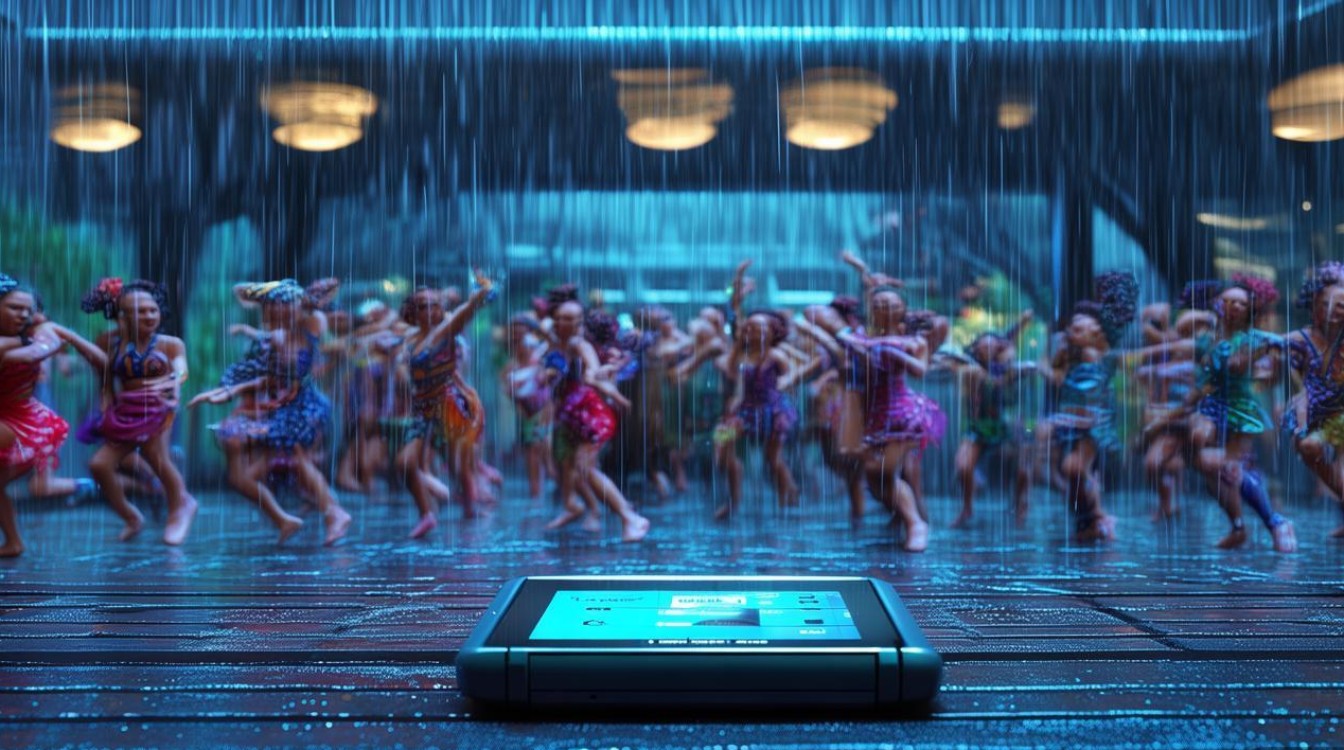 蓝色雨广场舞简画mp3