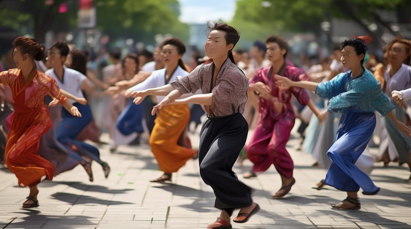 跳广场舞怎么颠