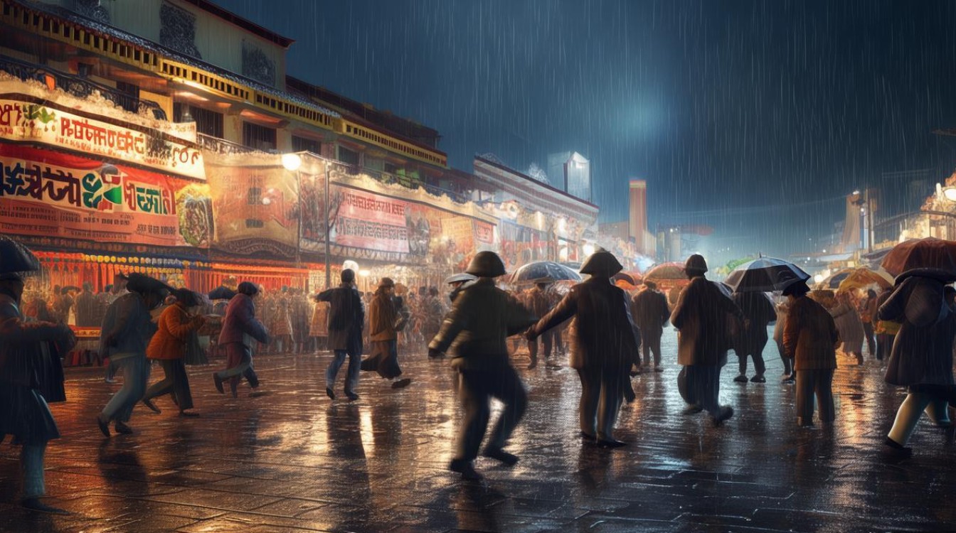 广场舞垃萨夜雨