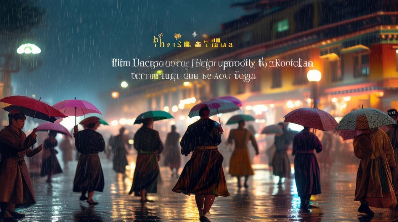 拉萨夜雨的广场舞