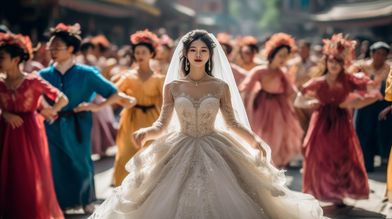 待你披上婚纱广场舞