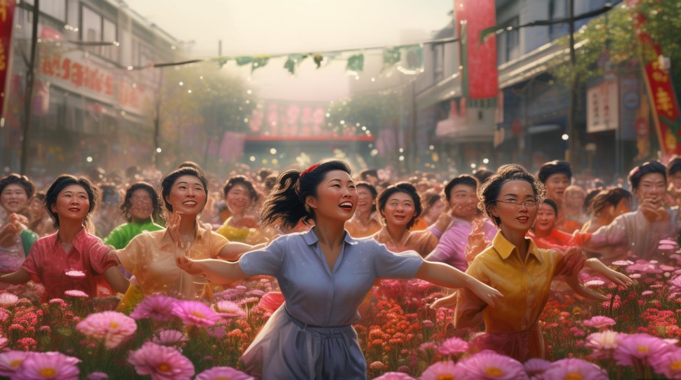 情到花开广场舞