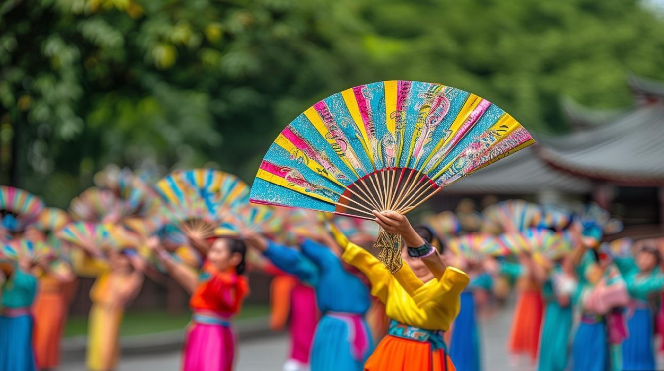 江南情广场舞扇子