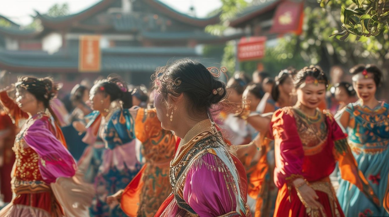 谁女花广场舞