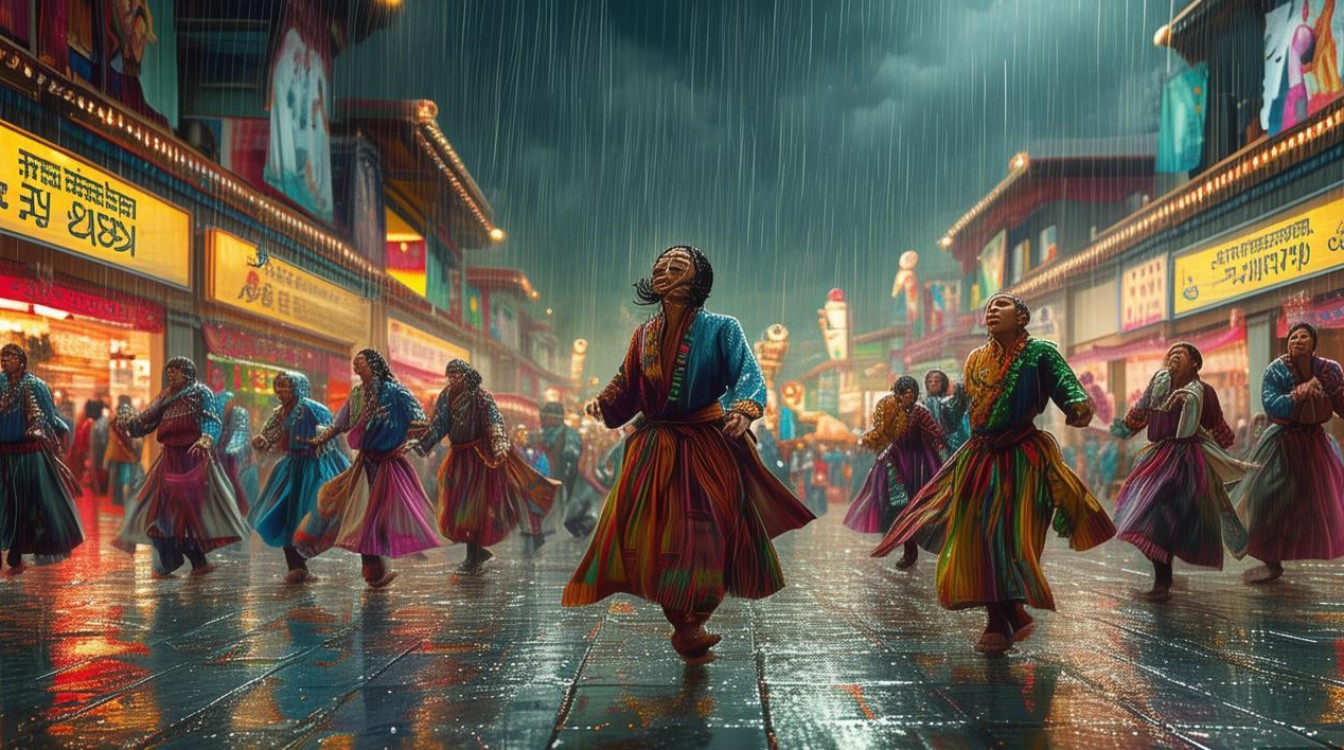 广场舞拉萨热雨