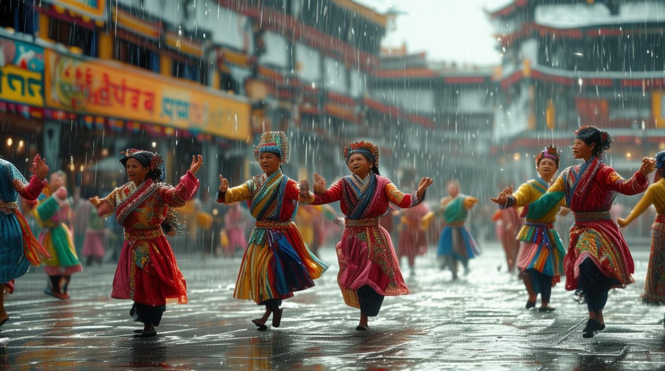 广场舞拉萨热雨
