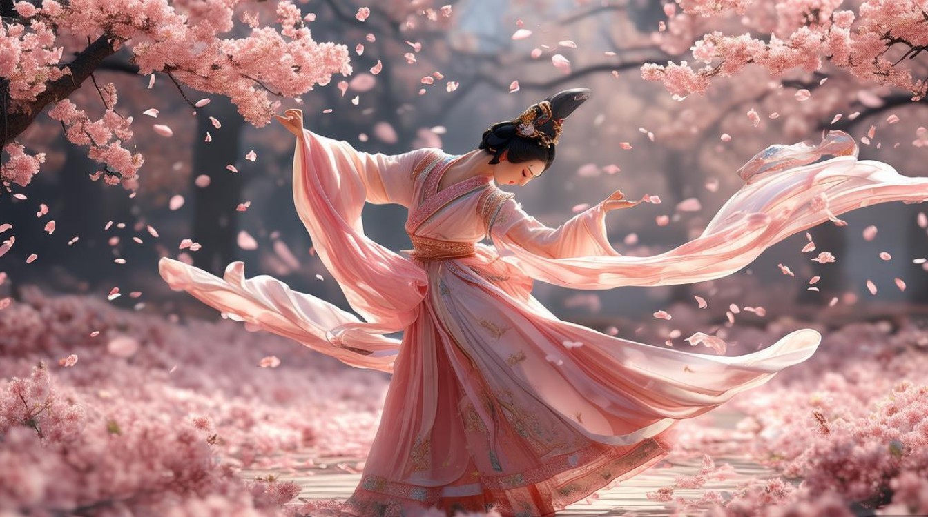 古装舞蹈视频落花