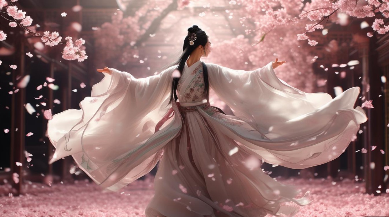 古装舞蹈视频落花